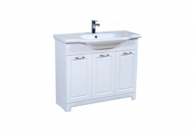 Omarica z umivalnikom Klasik 100 talna