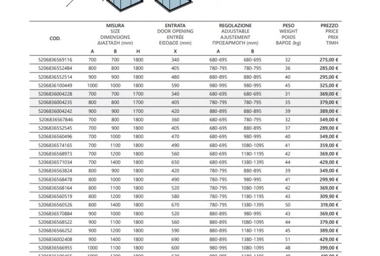 New Flora 100 90x90x180