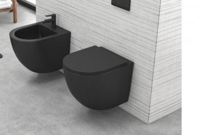 WC školjka LT 046 črna rimless