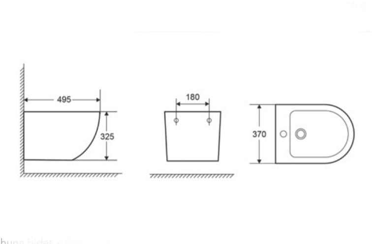 Bide viseči LT 046 gloss