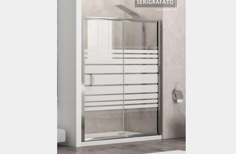 Tuš vrata New Flora 500 140x180 Serigrafato