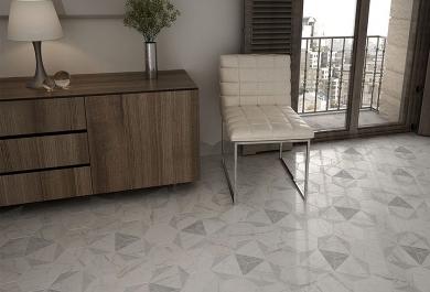 Hexagon Carrara Peak 17,5x20