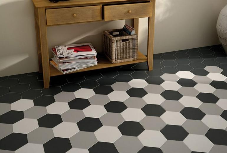 Hexatile Blanco Mat 17,5x20