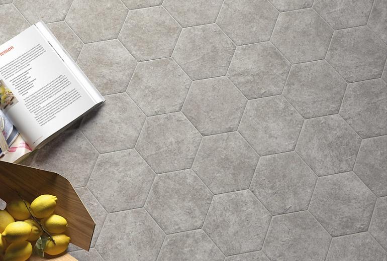 Hexatile Cement Grey 17,5x20