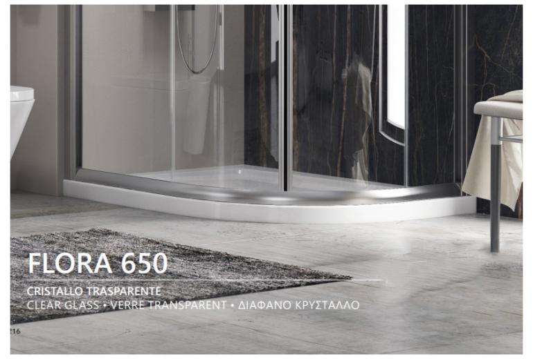 Tuš kad Flat 650 90x120 Desna