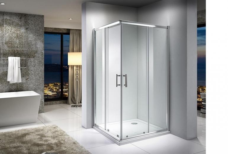 Tuš kabina Adria 90x90x195 satin