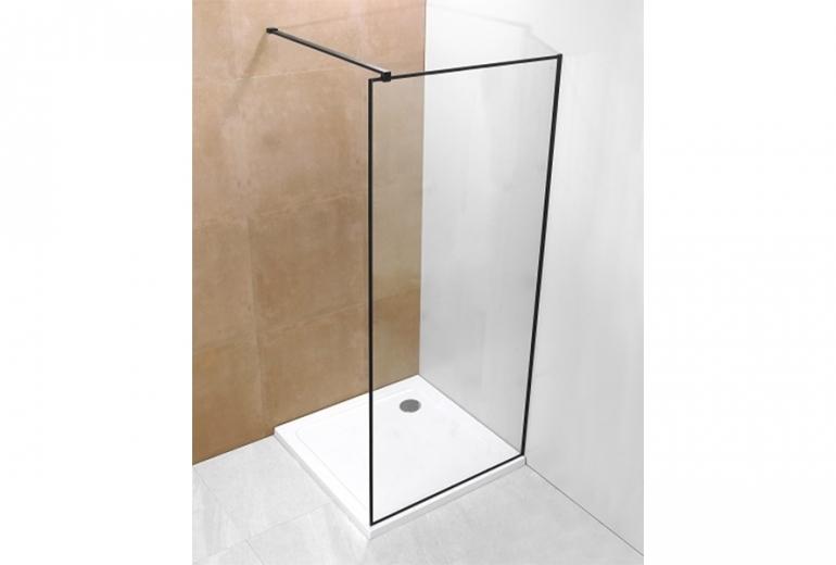 Tuš steklo Walkin 100x200 Black