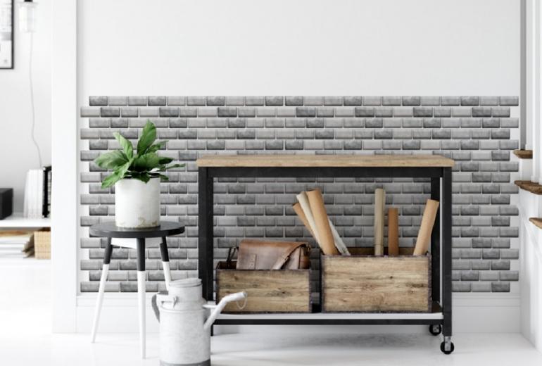 Samolepilni panel  Grey Brick 30x30