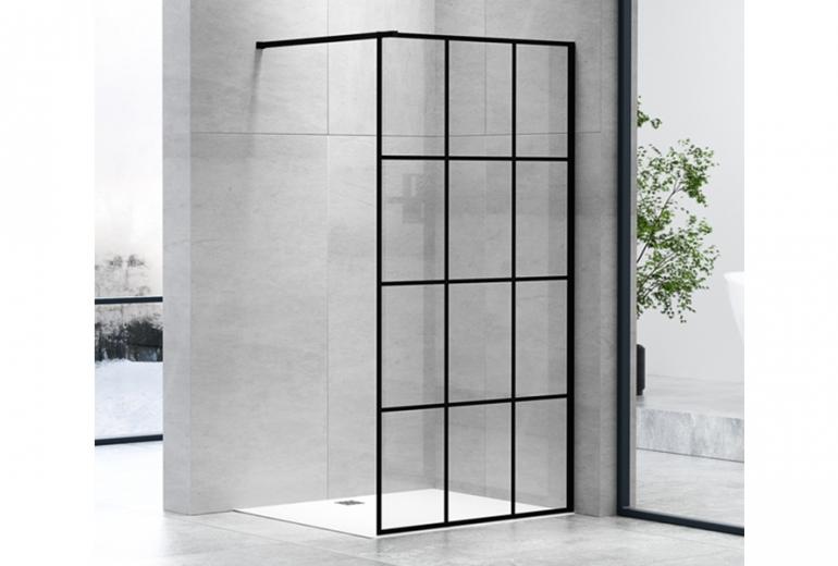 Tuš stena Walkin 100x195 B-LINE Frame