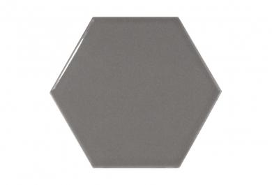 Scale Hexagon Dark Grey Gloss