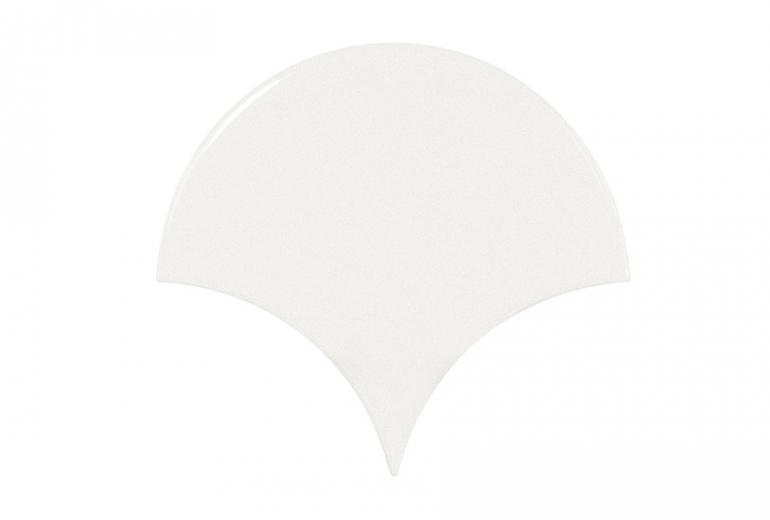 Scale Fan White Gloss