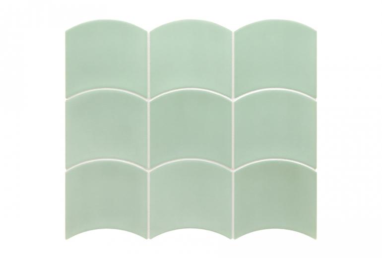 Wave Mint Gloss 12x12 