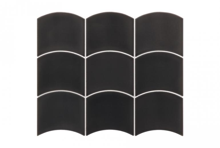 Wave Black Gloss 12x12 
