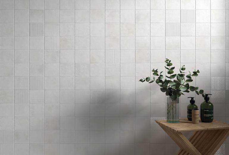 Raku Line White Mat 10x10