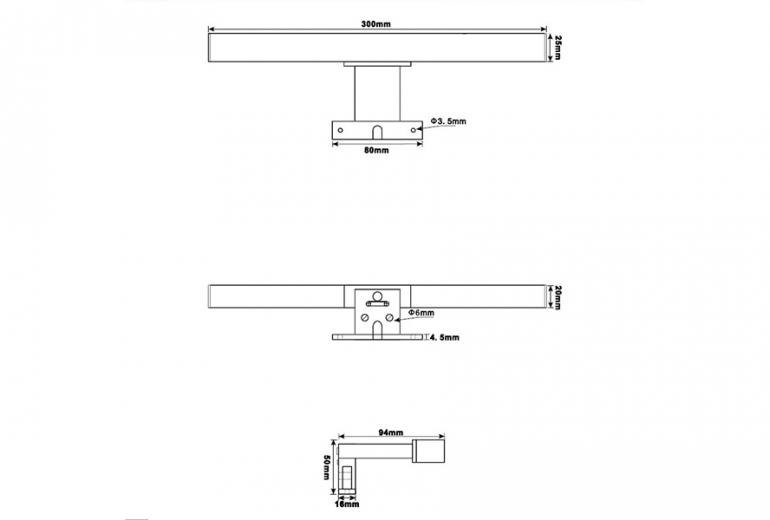 LED svetilka Delta Lux 30 black