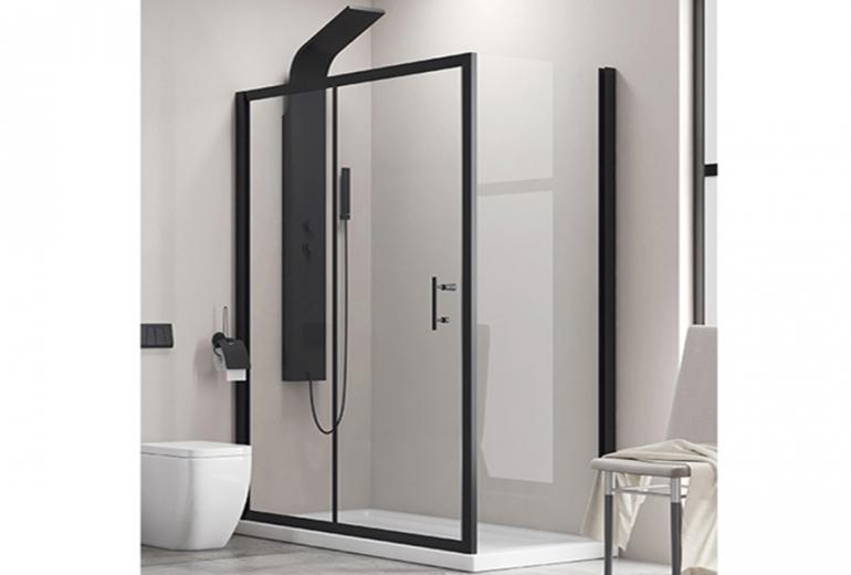 Tuš kabina Flora 500 Nero 80x100