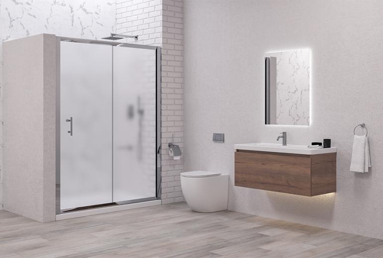 Tuš vrata Flora 500 Satin 120x190