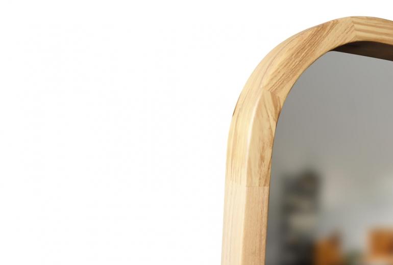 Ogledalo Reliability Slim 80 Hrast LED