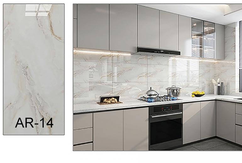 Samolepilni panel Marble White Brown 30x60