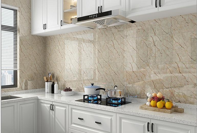 Samolepilni panel Marble White Beige 30x60