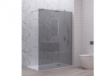 Tuš steklo Walkin 1 cromo fume 100x200