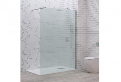 Tuš steklo Walkin 1 cromo flute 90x200