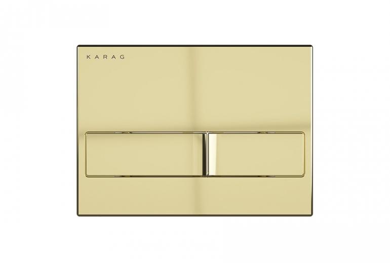 WC tipka Carina oro mat
