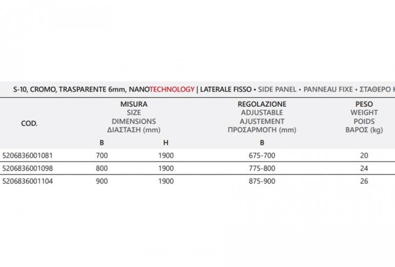 Tuš kabina M4S 81-86x80