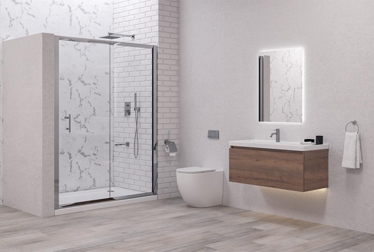 Tuš vrata Flora 500 90x190