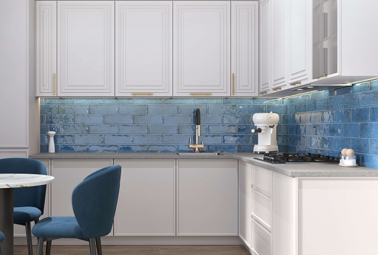 Ploščice Vintag light blue 10x30