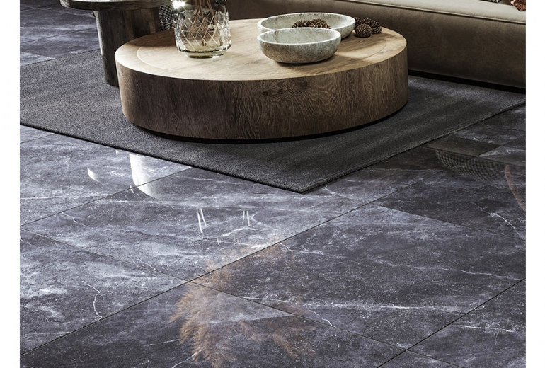 Space Stone Black Mat 60x60 R