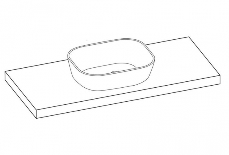 Pult za umivalnik Dalia 160 Stari Hrast