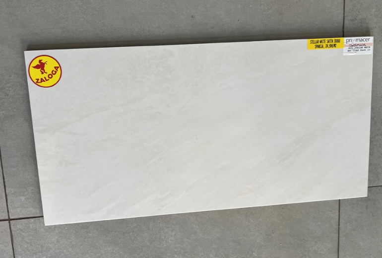 Stellar White Satin 30x60 R
