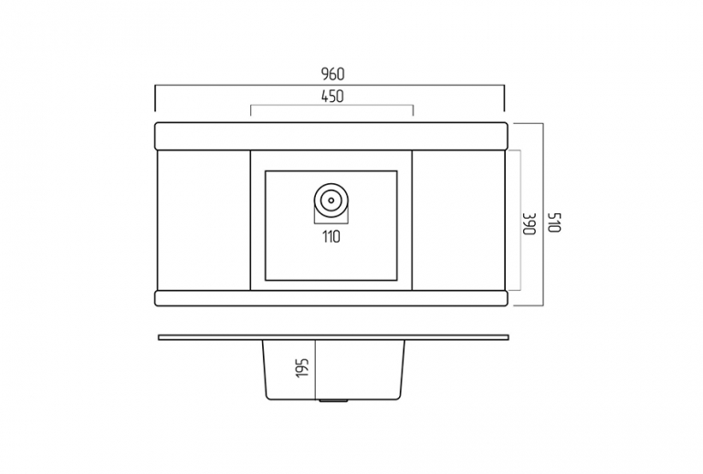 Atlas 96 belo s sifonom