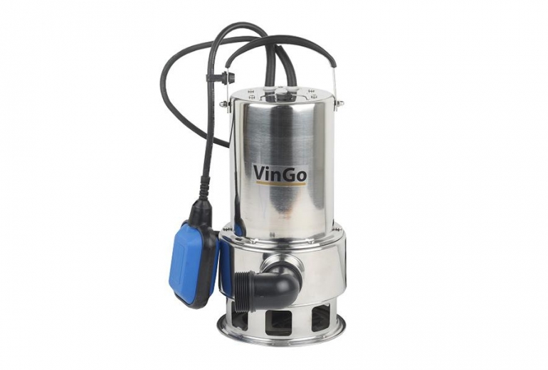 Potopna črpalka VinGo 1100W inox za umazano vodo