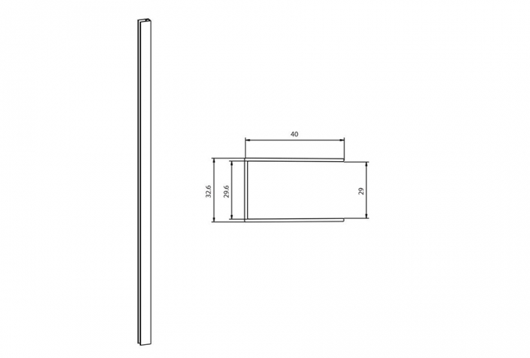 Profil N50 Nero 5x200