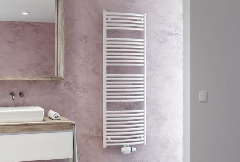Radiator Koralux White 75x122 Round M