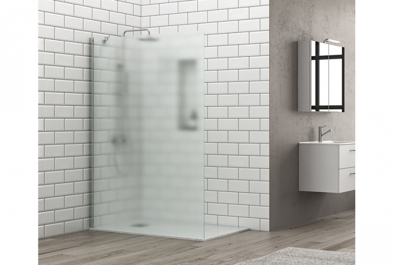 Tuš steklo S28F Alto 80 Satin