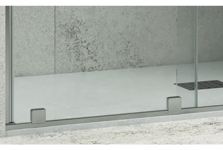 Tuš steklo Animus 75-130 krom