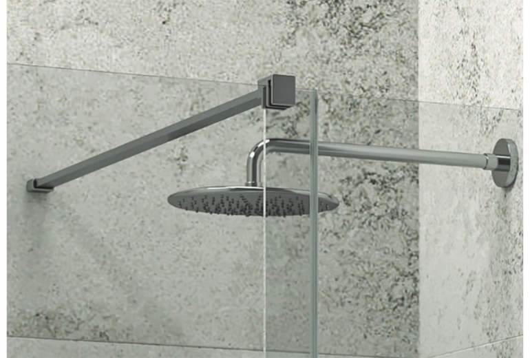 Tuš steklo Animus 75-130 krom