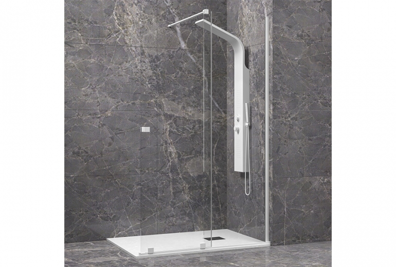 Tuš steklo Animus 70-120 White