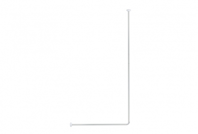 Nosilec za tuš zaveso White 80x180