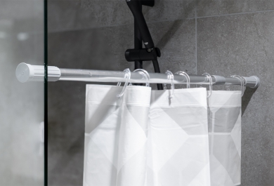 Nosilec za tuš zaveso Krom 140-260