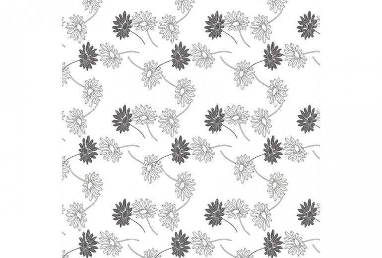 Zavesa za tuš Flowers 180x180