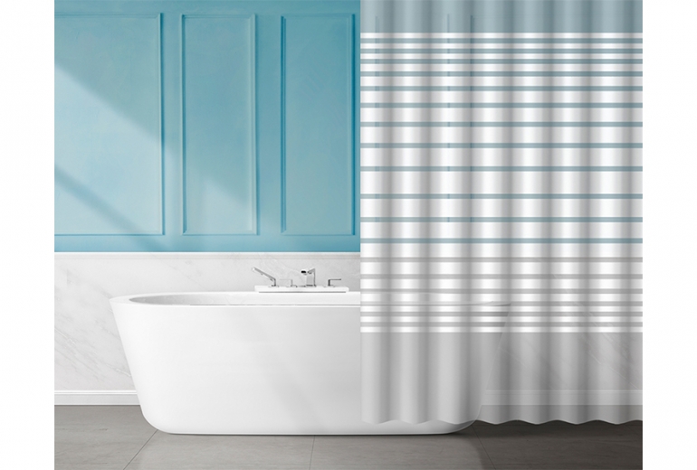 Zavesa za tuš White Lines 180x180