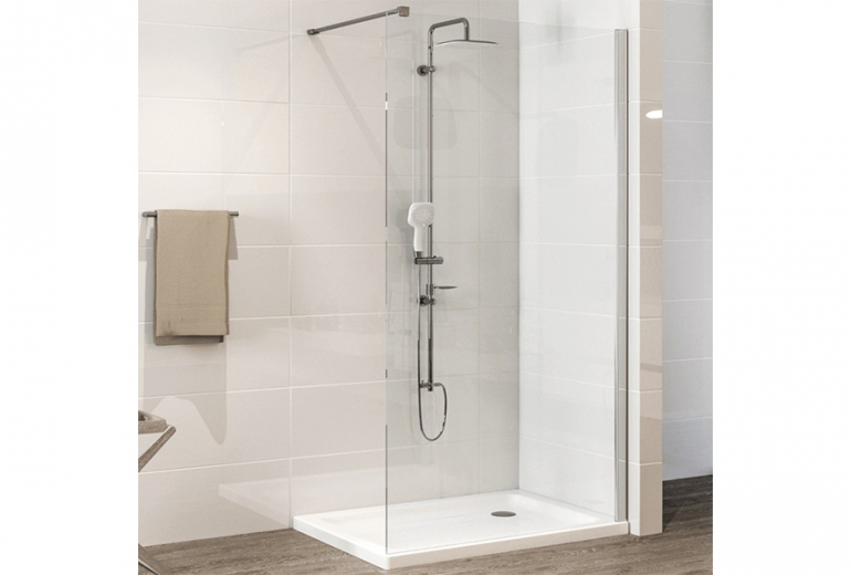 Tuš steklo Modul 85x200 krom