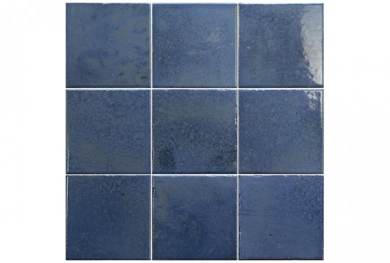 Bohemian Dark Blue Gloss 10x10