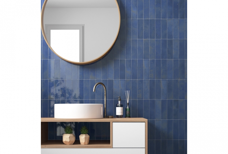 Bohemian Dark Blue Gloss 6x18,6