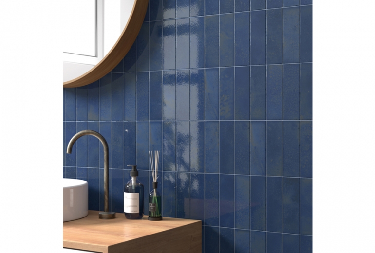 Bohemian Dark Blue Gloss 6x18,6