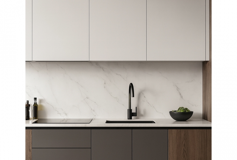 SPC Panel Marble Light Gloss 60x270